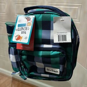 Brand New luch bag insulated to keep food and drinks cold, pvc free easy clean